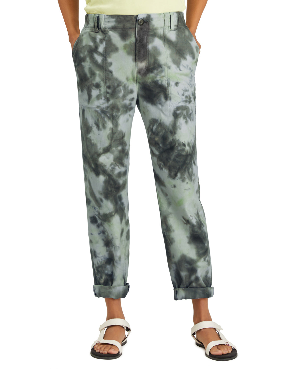 Sanctuary Women's Helious Pant - PISTACHIO TIEDYE