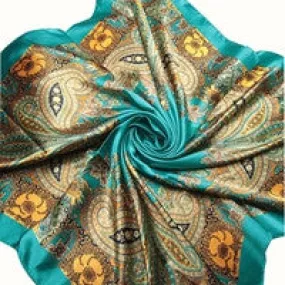 Scarf From India Shawls and Scarves Automn Women Big Size Imitated Silk Square Loose Beach Scarfs