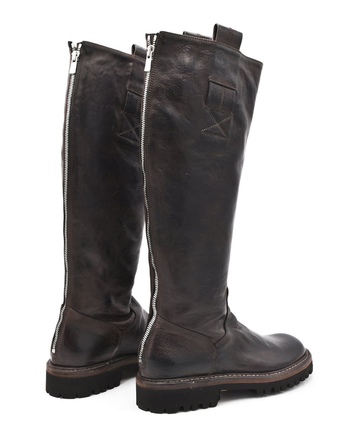 Shoto Washed Brown Tall Boot