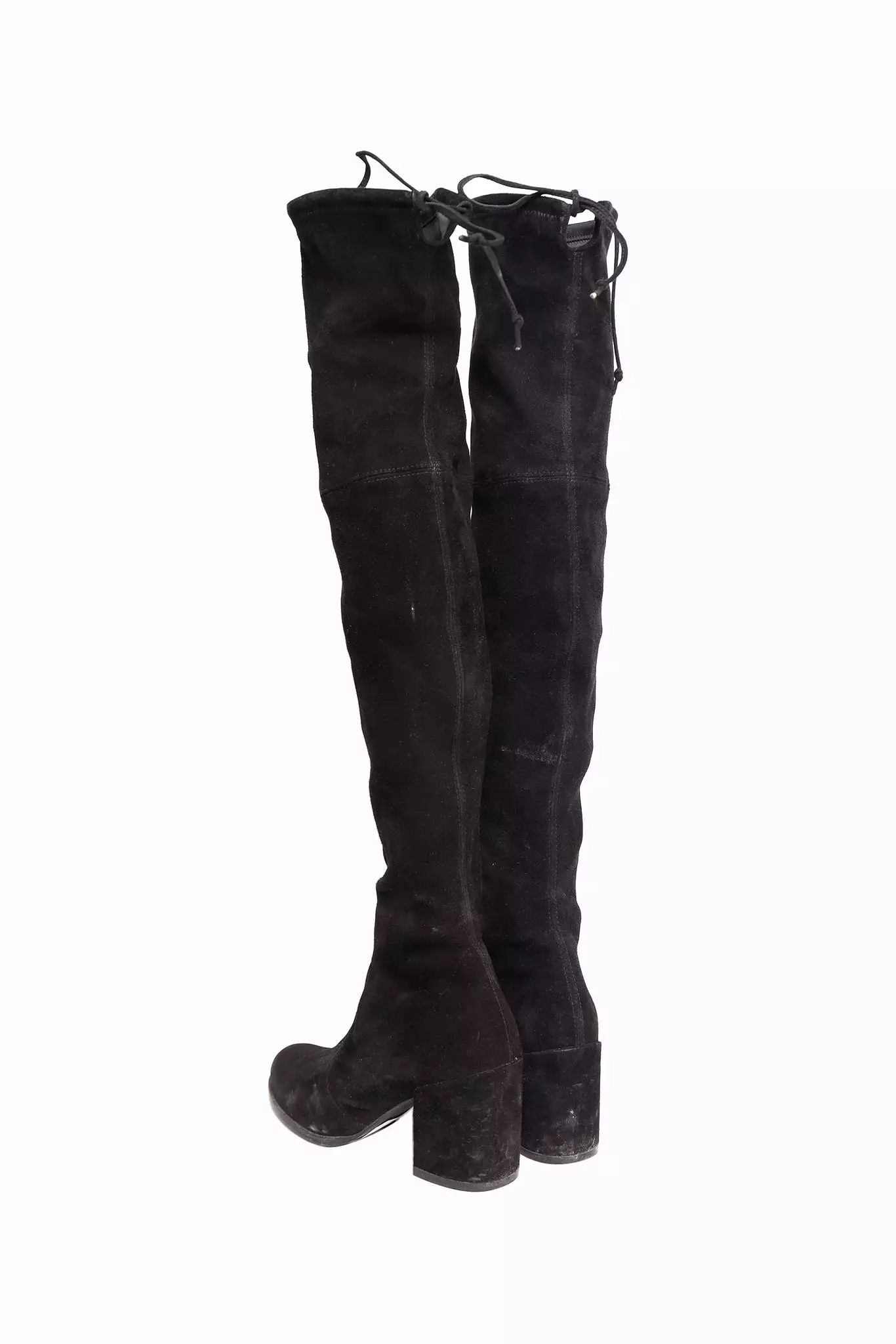 Stuart Weitzman Black Suede Knee High Boots Size 36