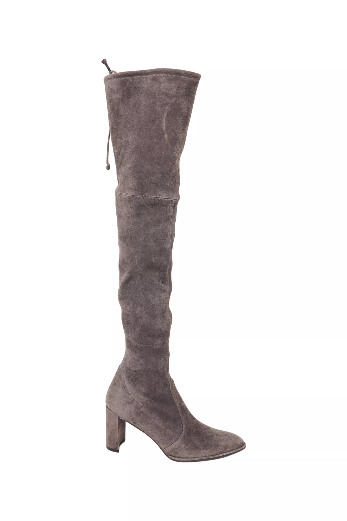 Stuart Weitzman Grey Suede Highland Boots Size 9