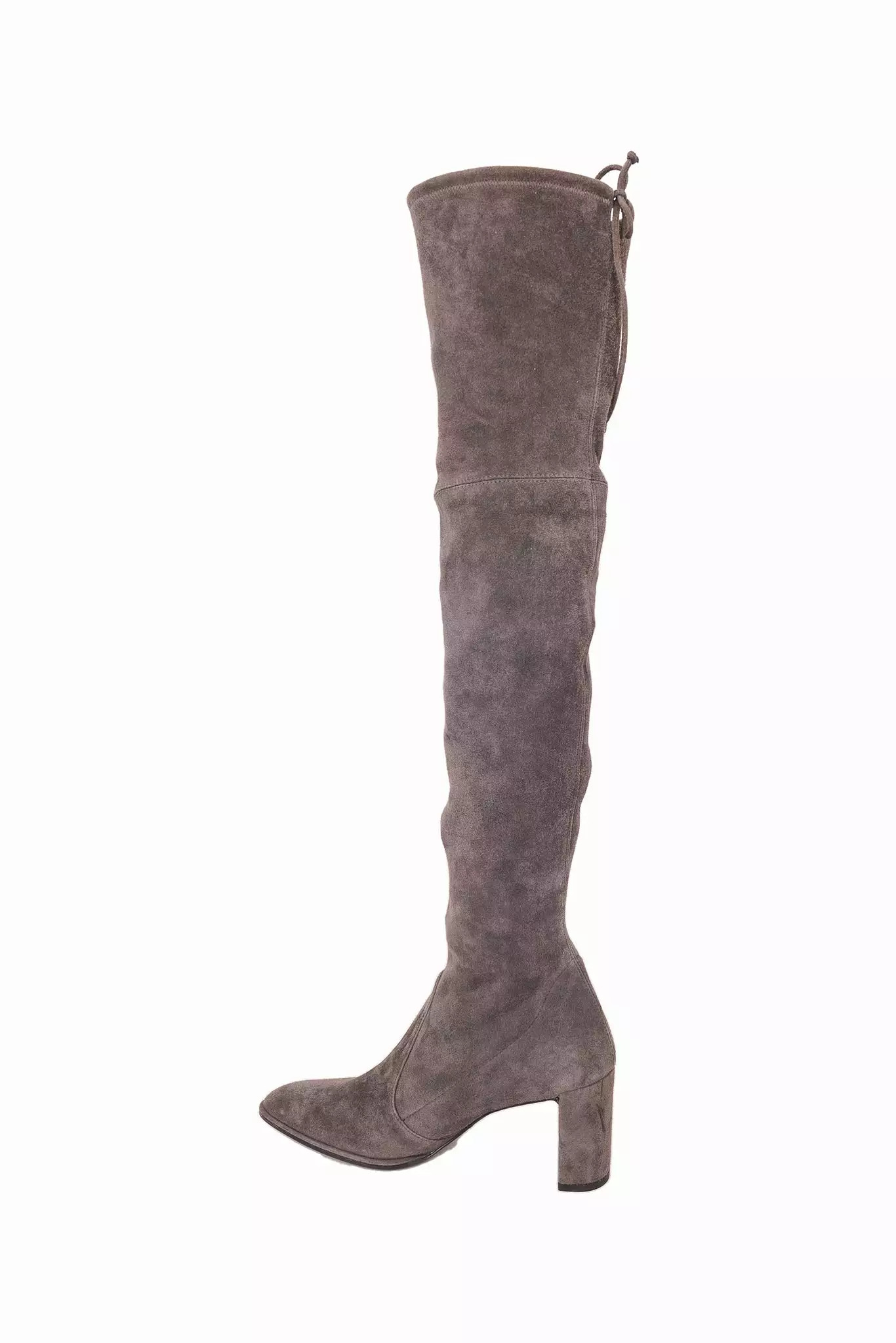 Stuart Weitzman Grey Suede Highland Boots Size 9