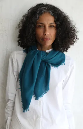 Teal Cashmere Scarf