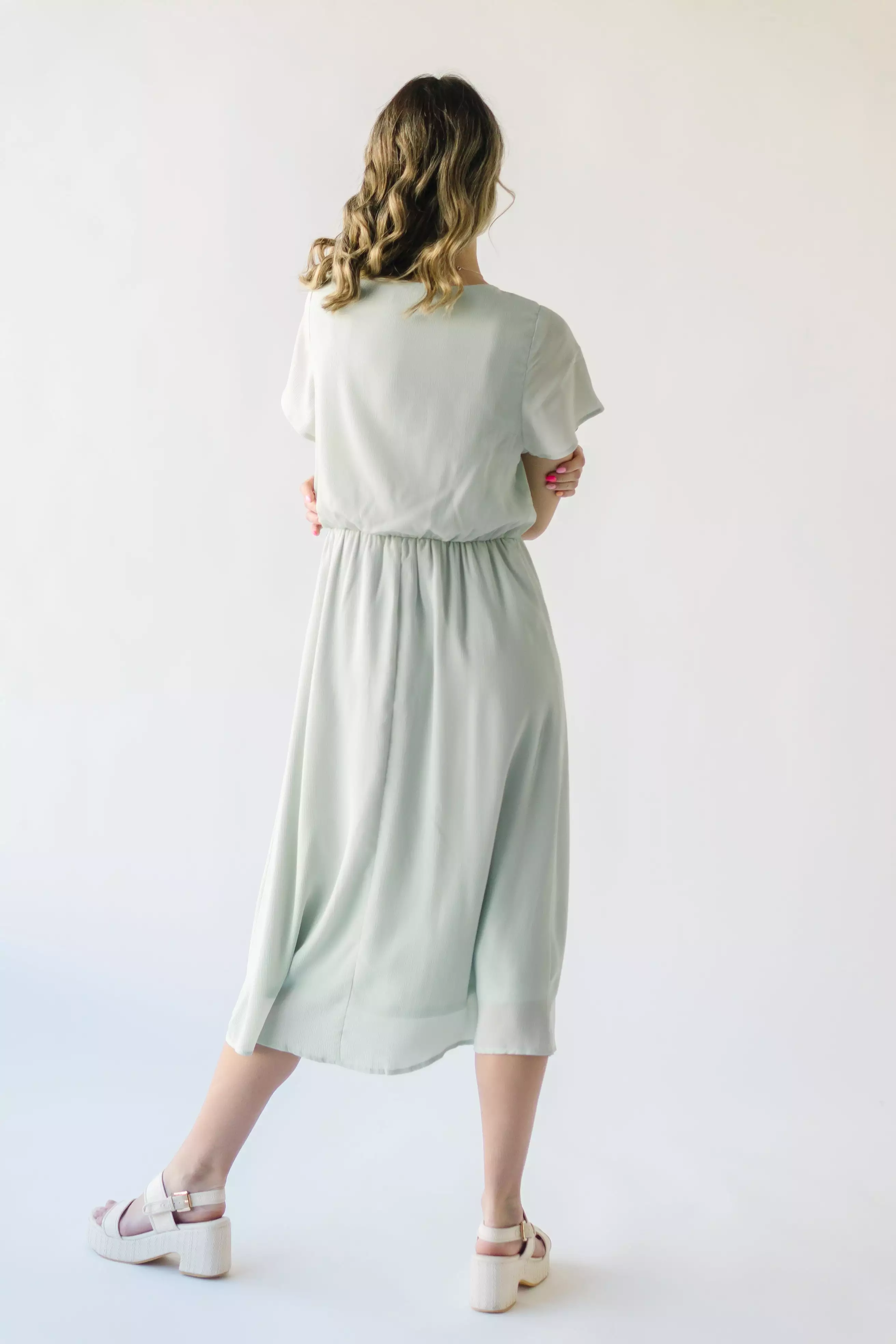 The Derby Dress in Sage