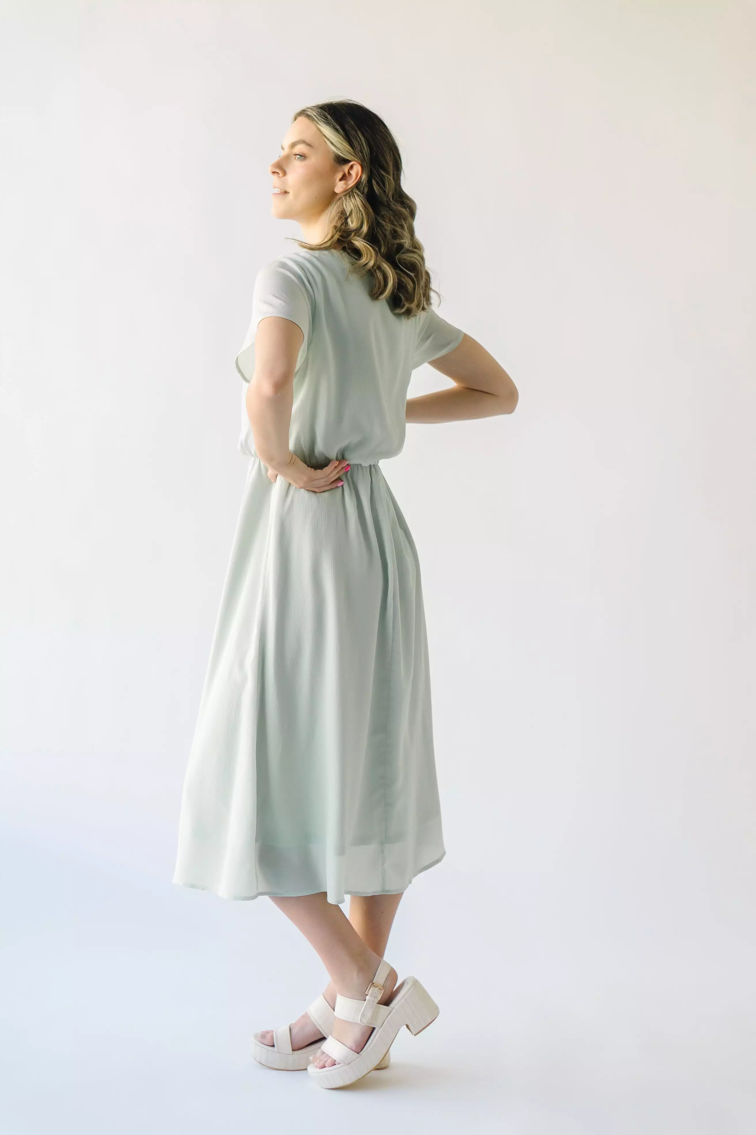 The Derby Dress in Sage