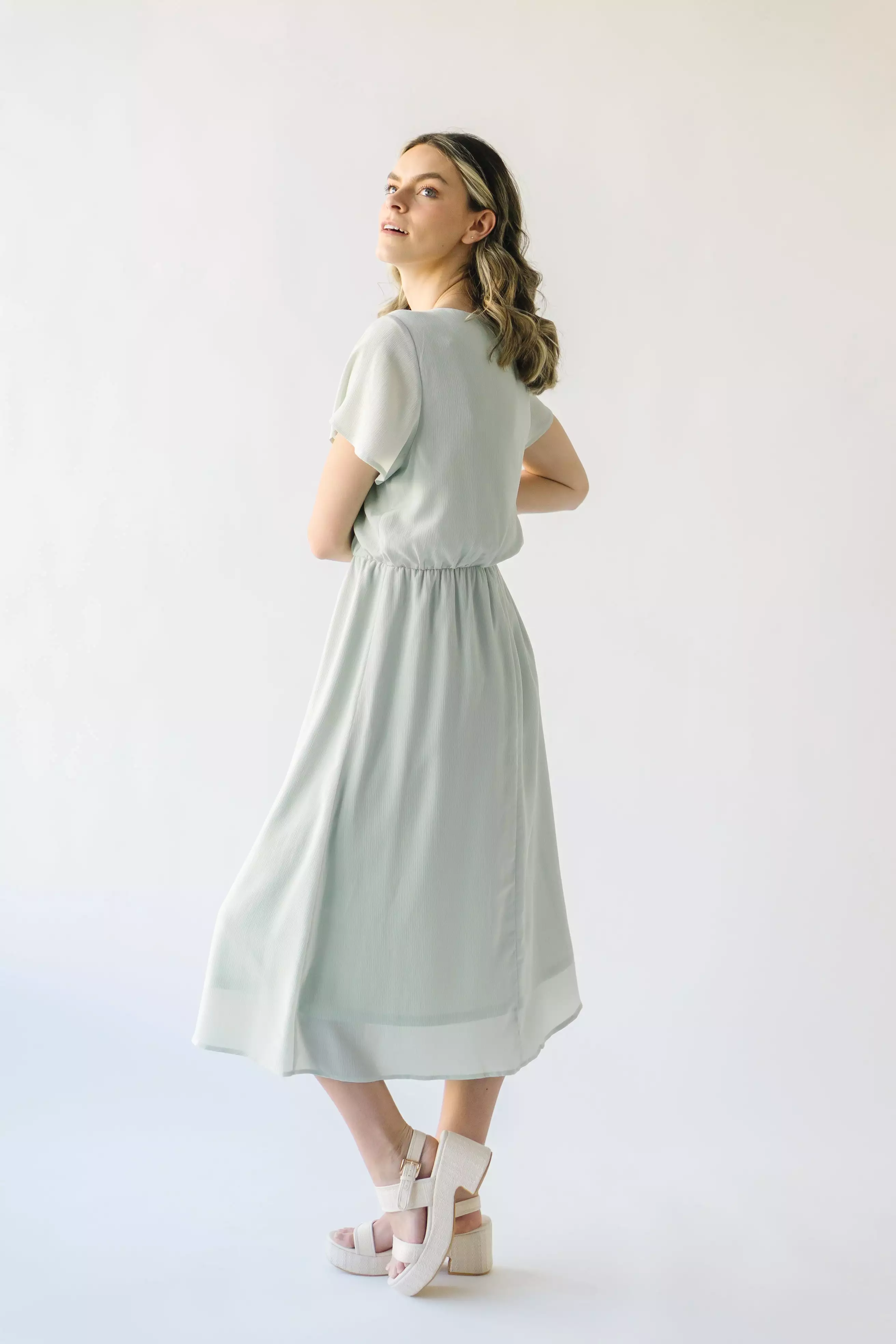 The Derby Dress in Sage