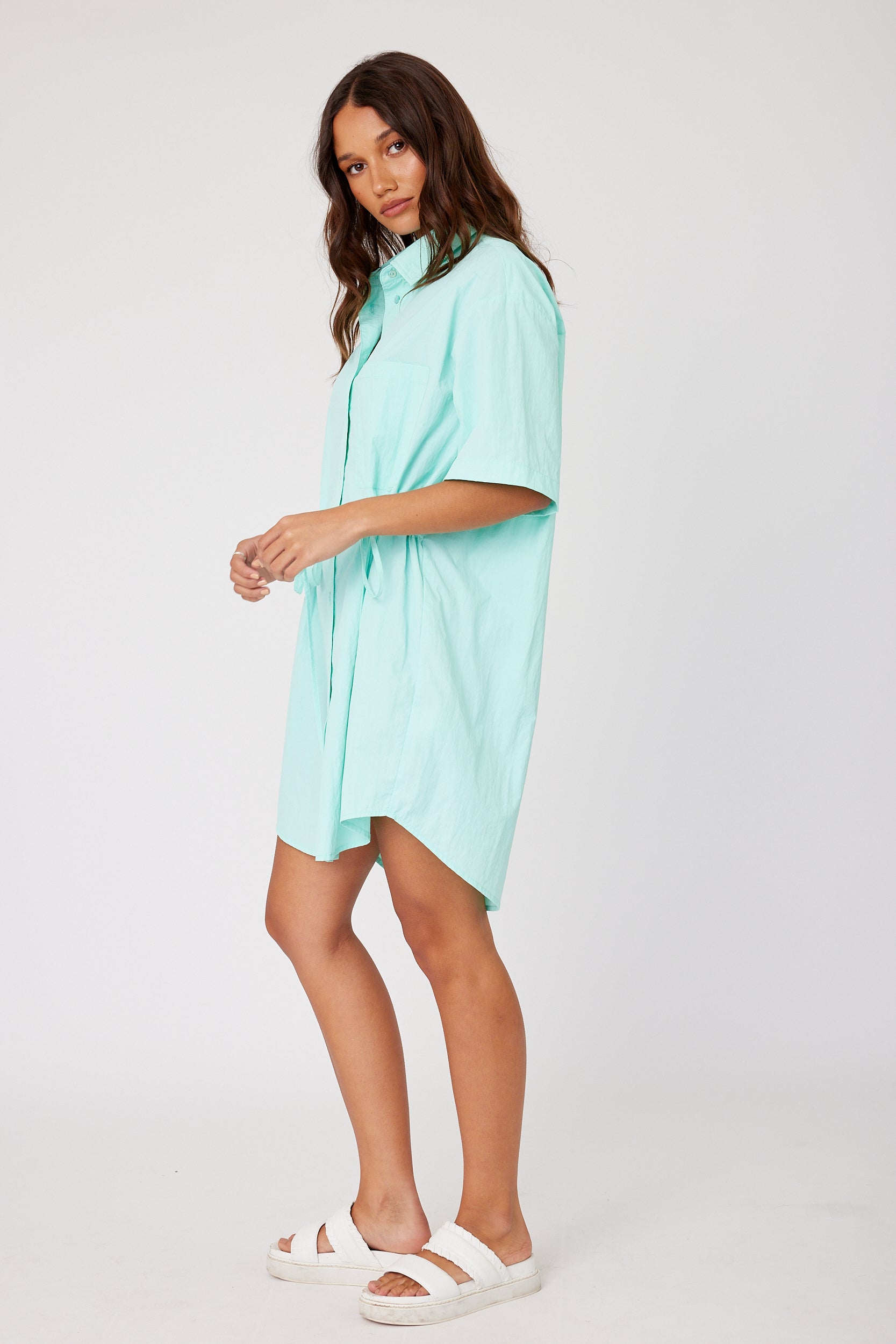 TILLY Dress Aqua Green