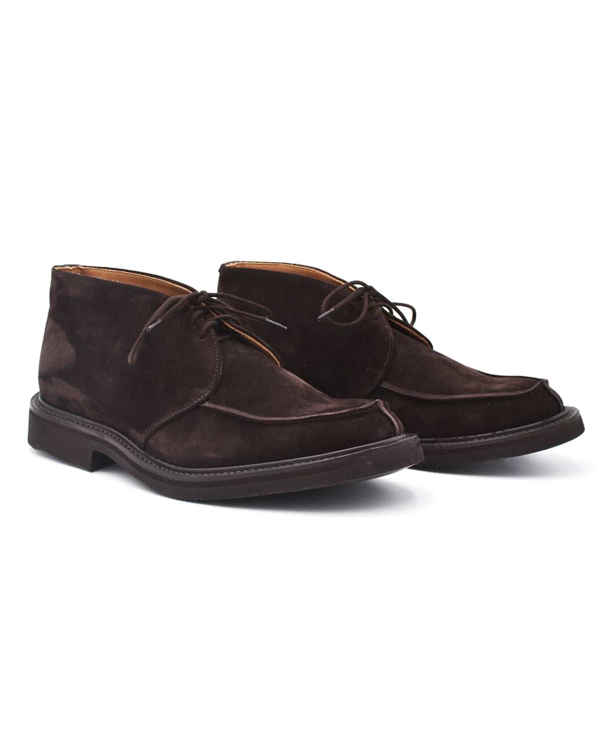 Trickers David Coffee Suede Apron Chukka Boot