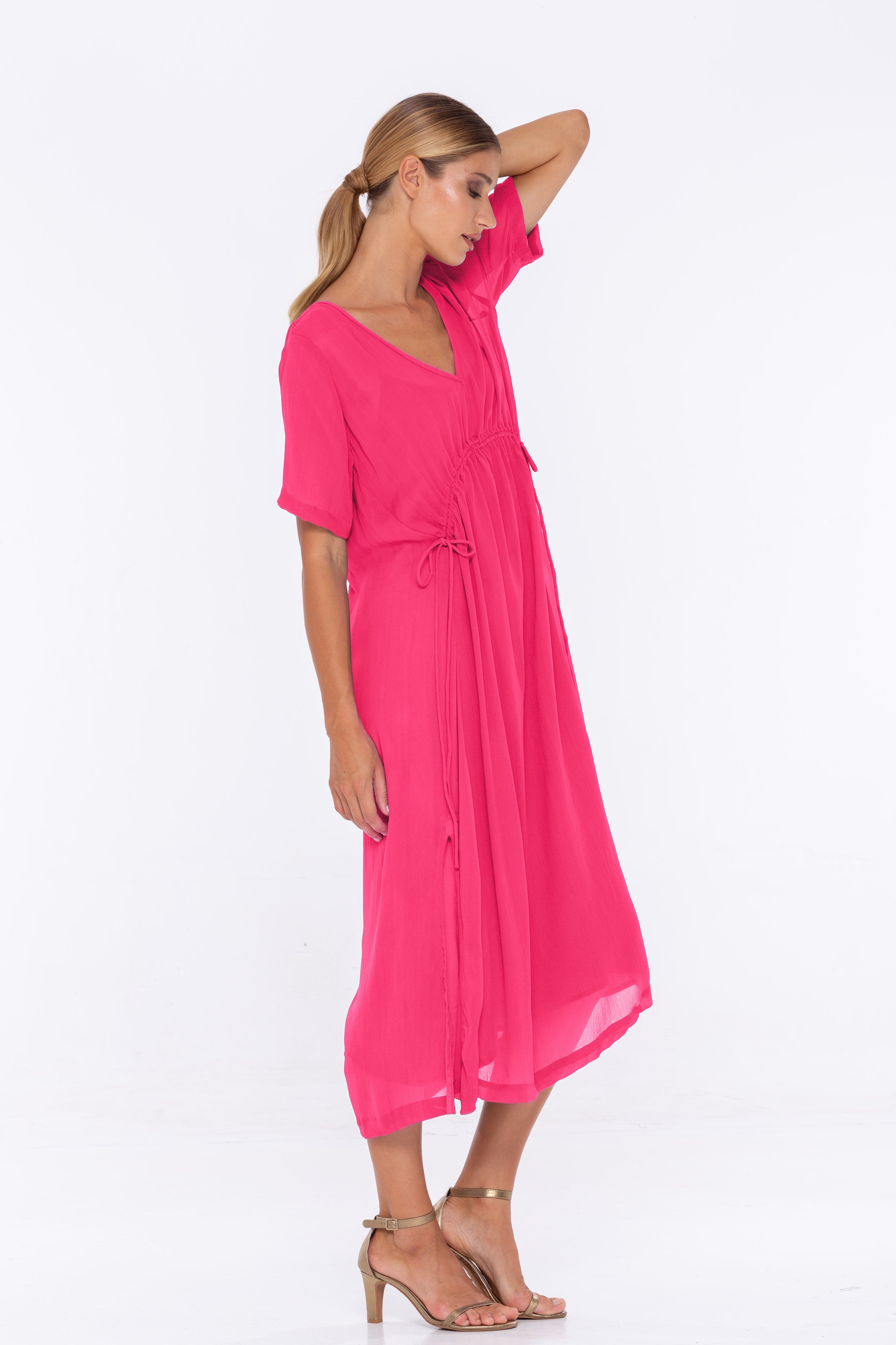 Whisper Dress - Fuchsia Fun