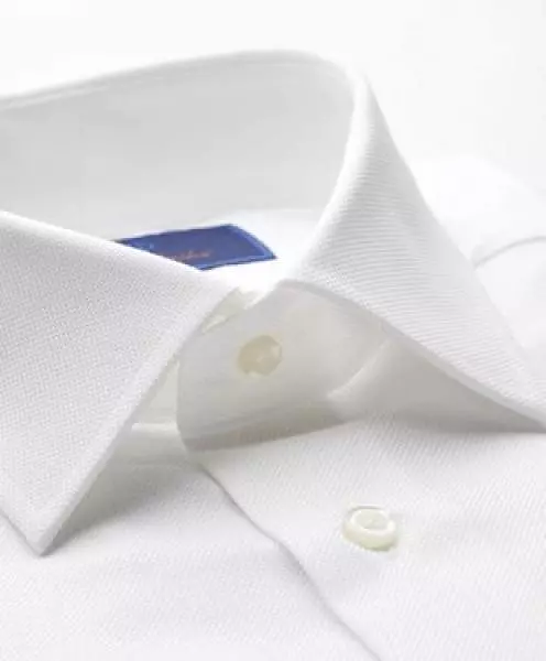 WHITE ROYAL OXFORD DRESS SHIRT - REGULAR FIT