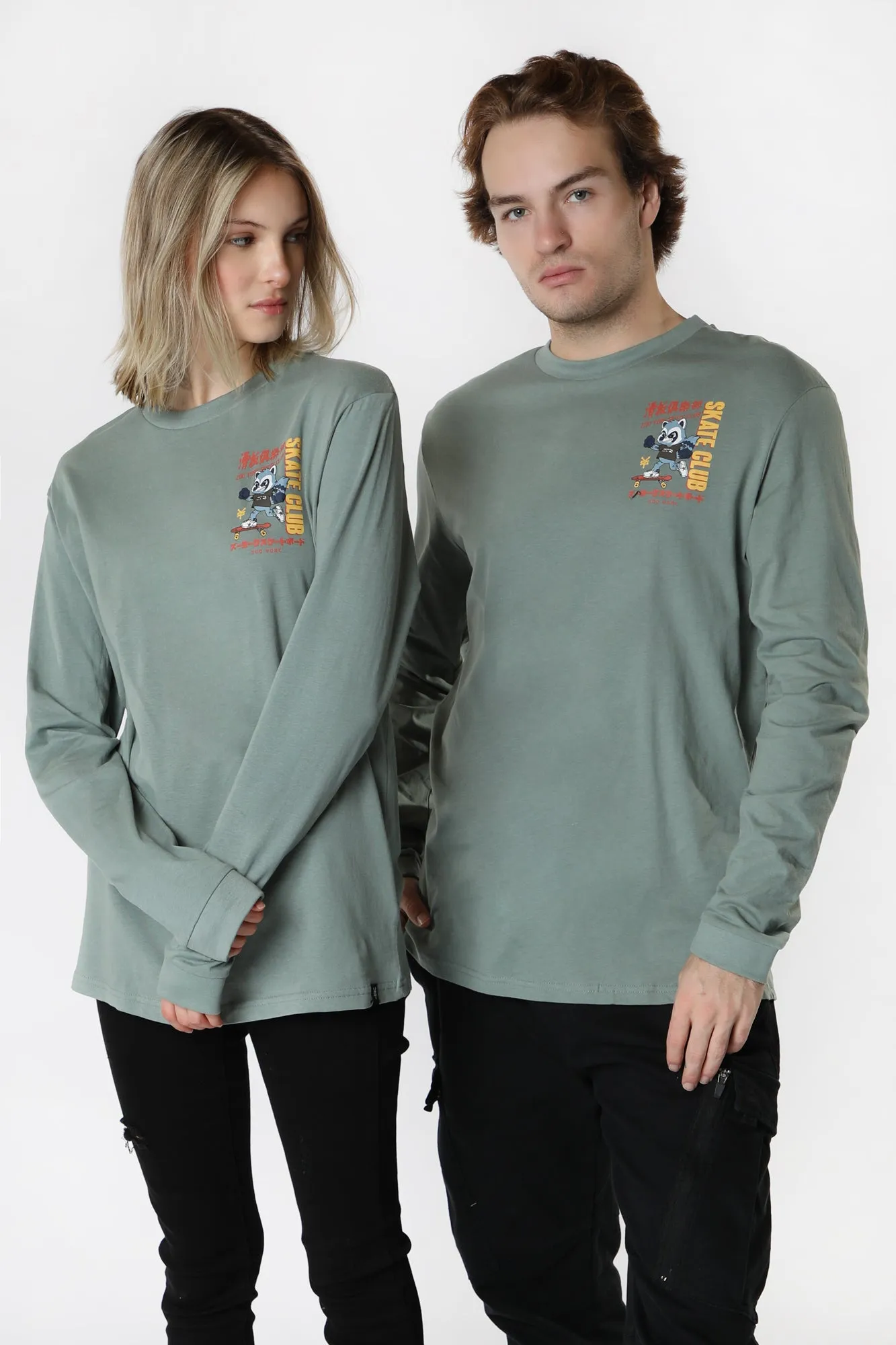 Zoo York Unisex Skate Club Long Sleeve Top