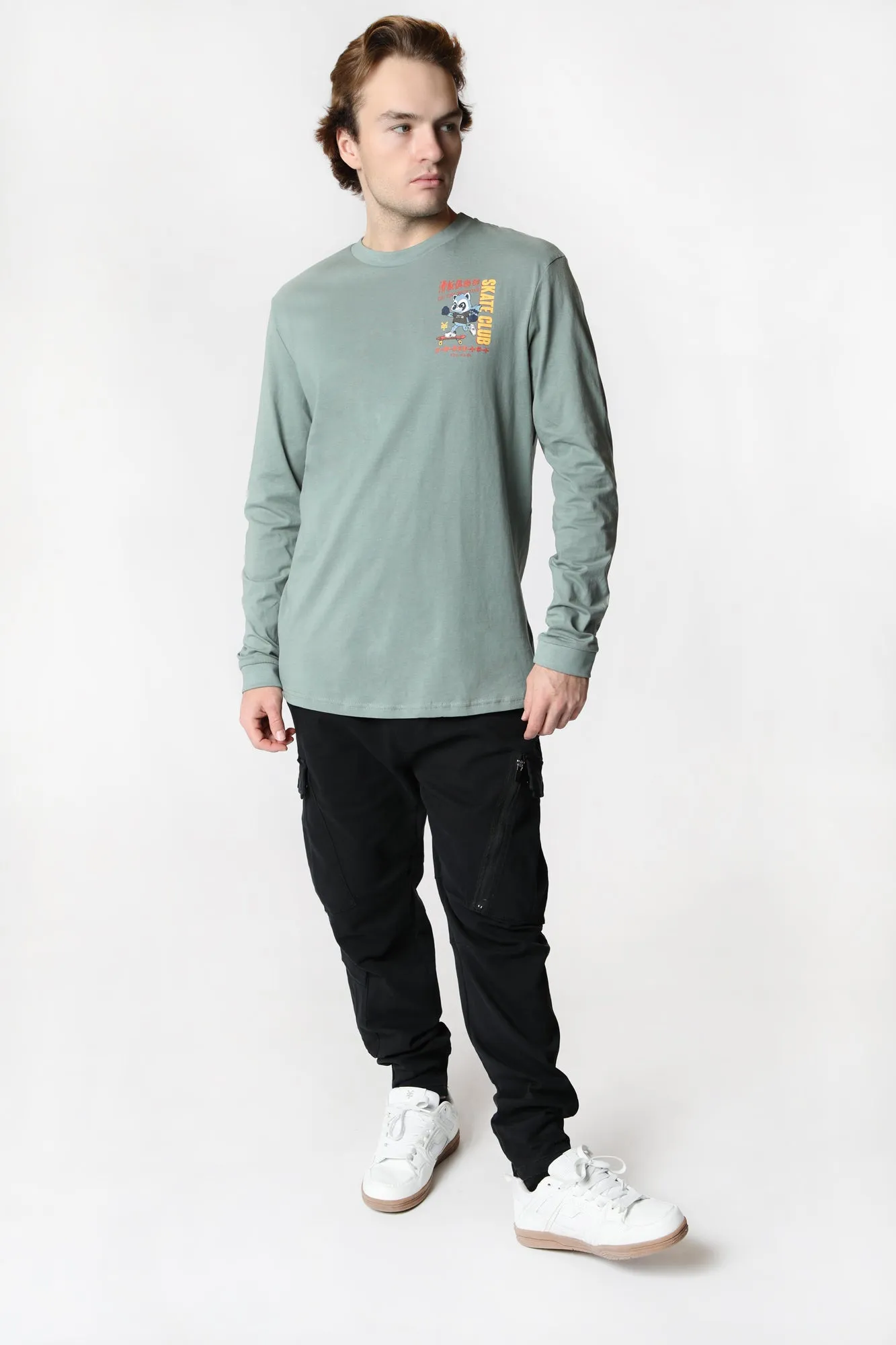 Zoo York Unisex Skate Club Long Sleeve Top