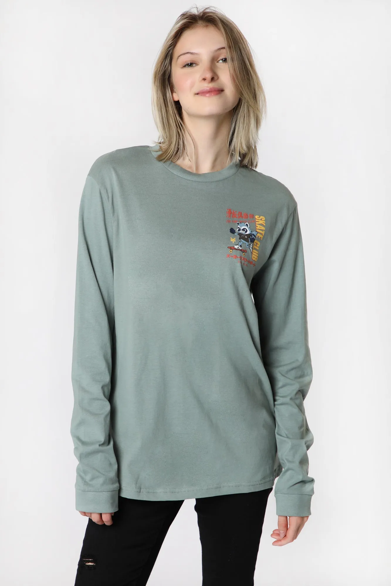 Zoo York Unisex Skate Club Long Sleeve Top